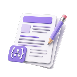 Transparent PNG illustration of SEO content and article schema tools